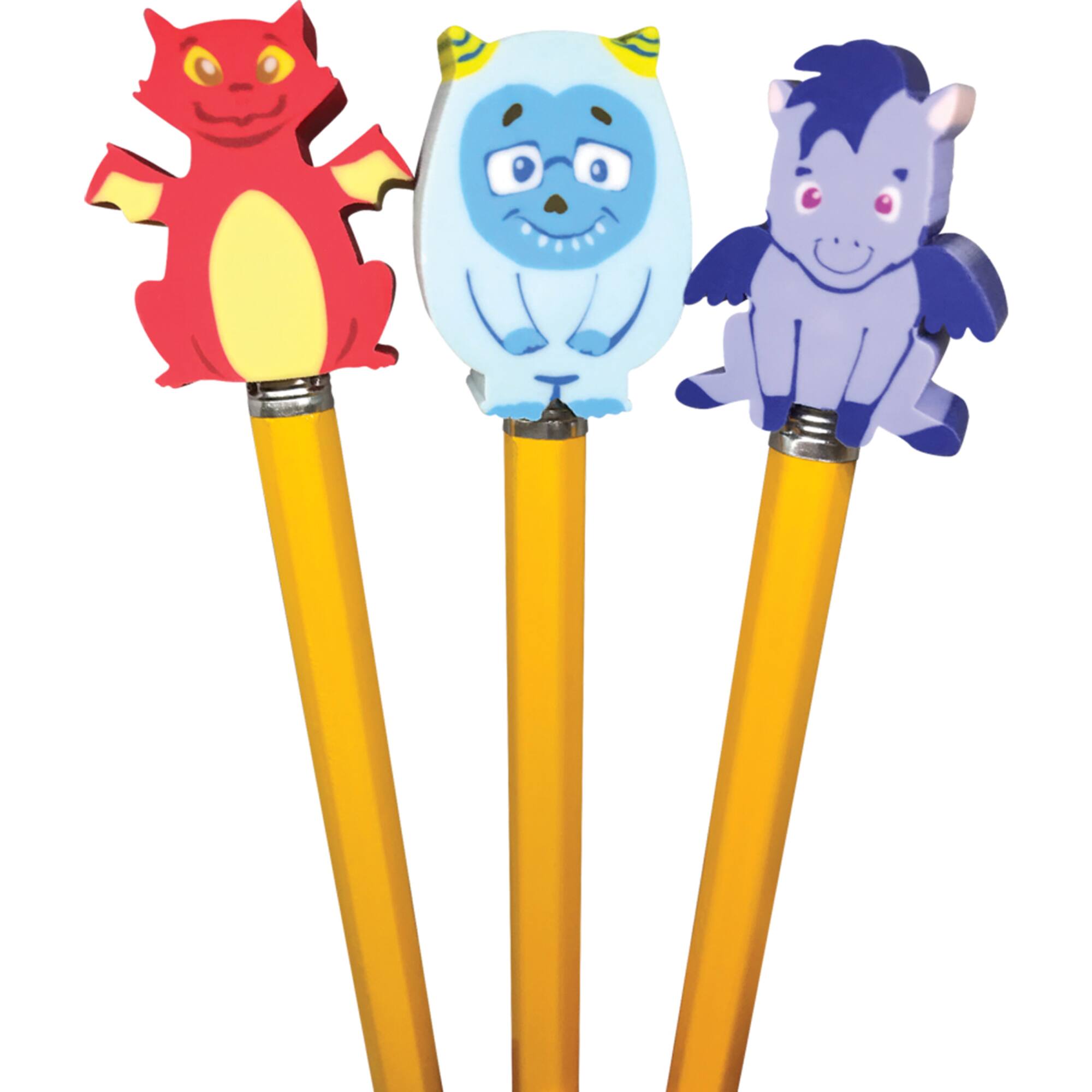 Teacher Created Resources Whatsits™ Fantasy Friends Collectible Erasers Mystery Pack, 2 Packs of 20